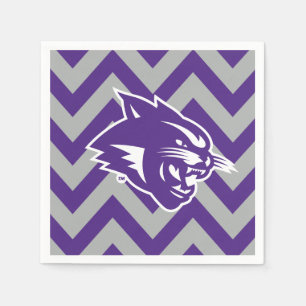 Abilene Christian University Chevron Pattern Napkins