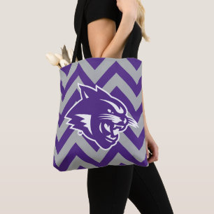 Abilene Christian University Chevron Pattern Tote Bag