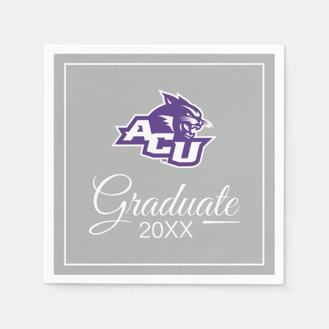 Abilene Christian University Graduate Napkins (Front)