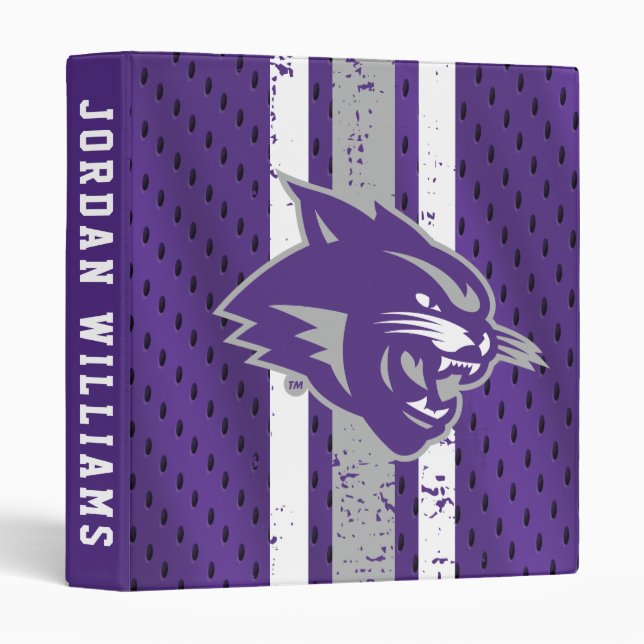 Abilene Christian University Jersey 3 Ring Binder (Front/Spine)