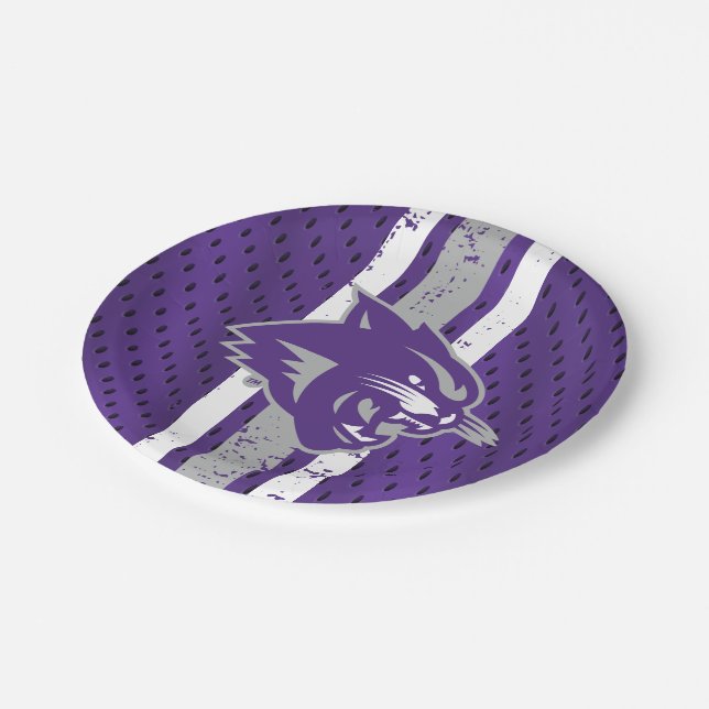Abilene Christian University Jersey Paper Plates (Angled)