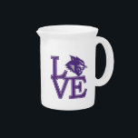 Abilene Christian University Love Beverage Pitcher<br><div class="desc">Check out these Abilene Christian University designs! Show off your pride with these new University products. These make the perfect gifts for the ACU student,  alumni,  family,  friend or fan in your life. All of these Zazzle products are customizable with your name,  class year,  or club. Go WILDCATS!</div>
