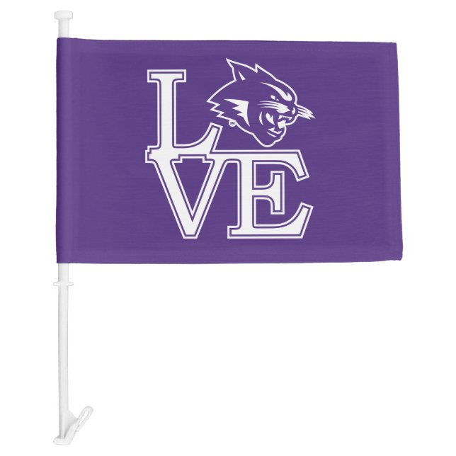 Abilene Christian University Love Car Flag (Front)