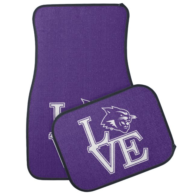 Abilene Christian University Love Car Floor Mat (Set)