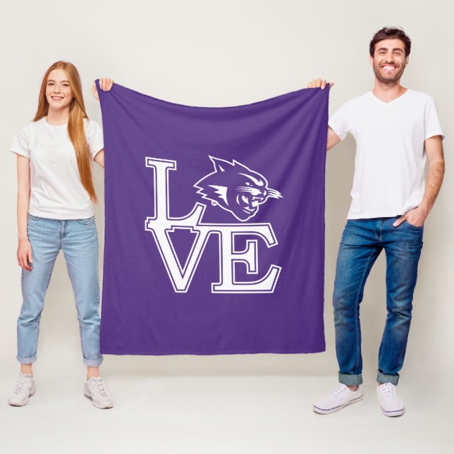 Abilene Christian University Love Fleece Blanket (In Situ)