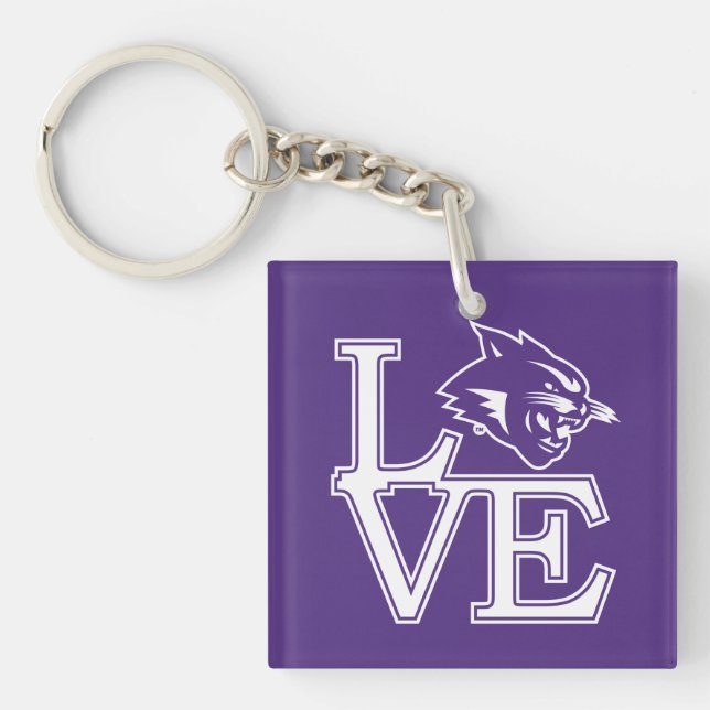 Abilene Christian University Love Keychain (Front)