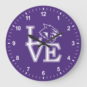 Abilene Christian University Love Large Clock