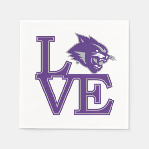 Abilene Christian University Love Napkins