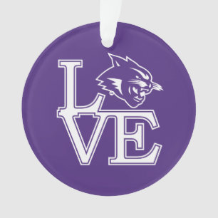 Abilene Christian University Love Ornament