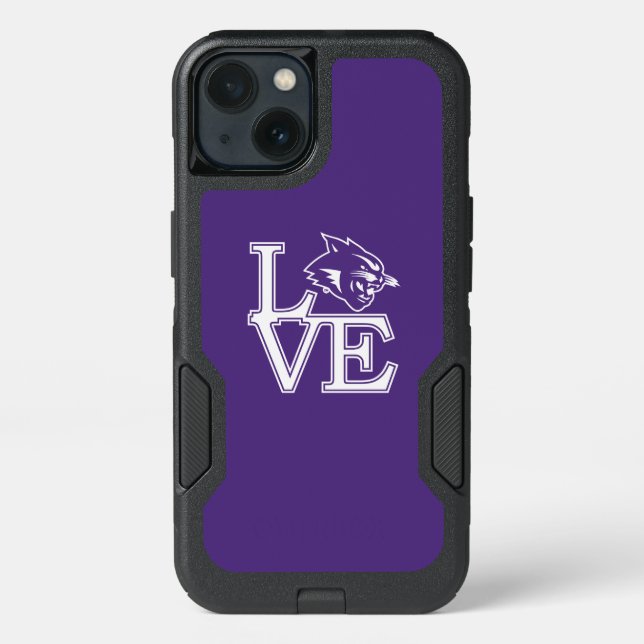 Abilene Christian University Love Otterbox iPhone Case (Back)