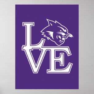Abilene Christian University Love Poster