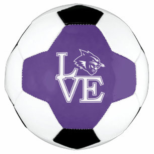 Abilene Christian University Love Soccer Ball