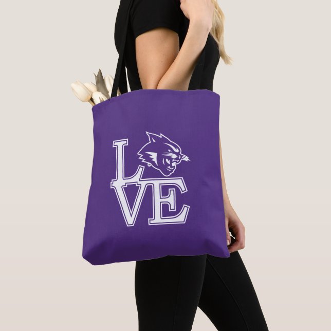 Abilene Christian University Love Tote Bag (Close Up)