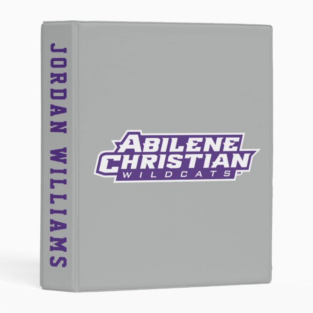 Abilene Christian Wildcats Mini Binder (Front/Spine)