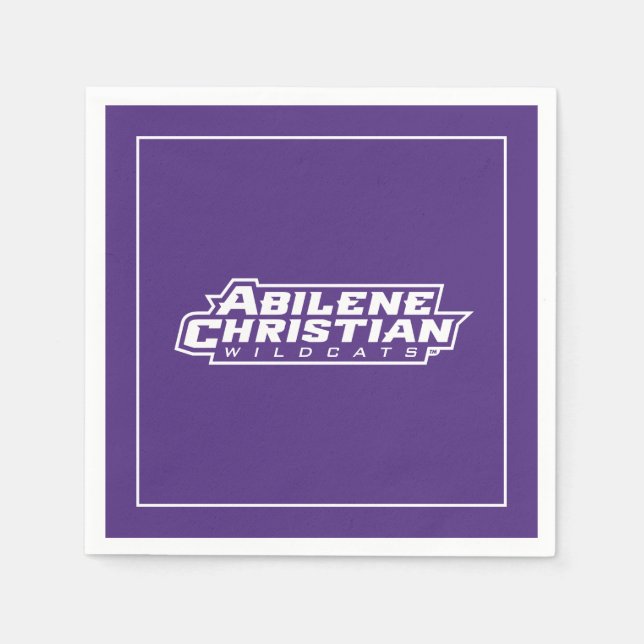 Abilene Christian Wildcats Napkins (Front)