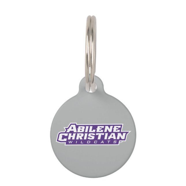 Abilene Christian Wildcats Pet ID Tag (Front)