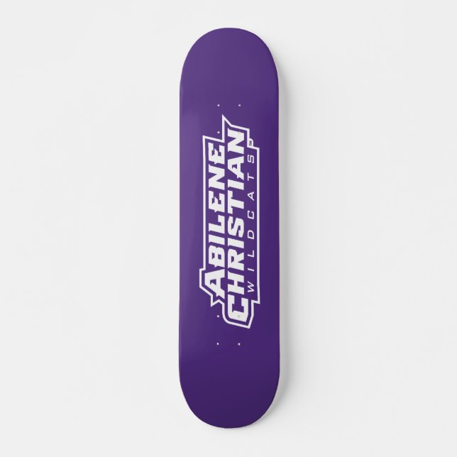 Abilene Christian Wildcats Skateboard (Front)