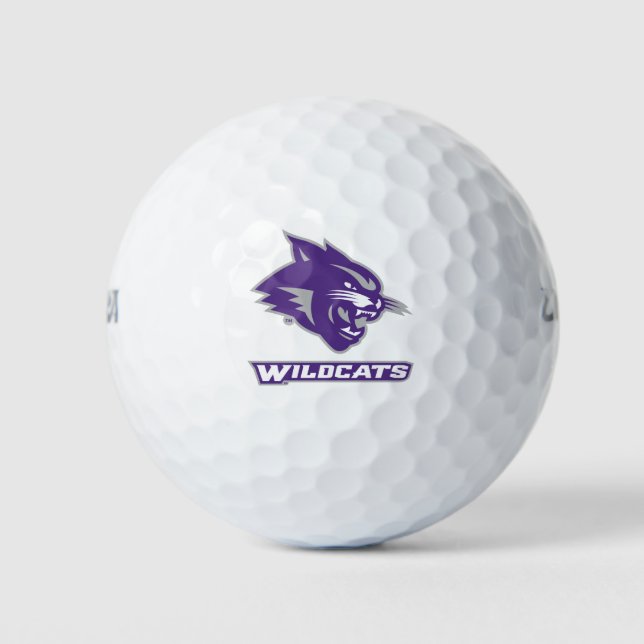 Abilene Christian Wildcats Vintage Golf Balls (Front)