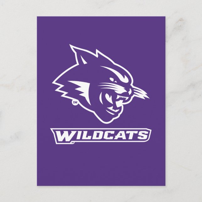 Abilene Christian Wildcats Vintage Invitation Postcard (Front)