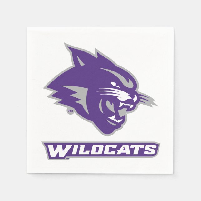Abilene Christian Wildcats Vintage Napkins (Front)