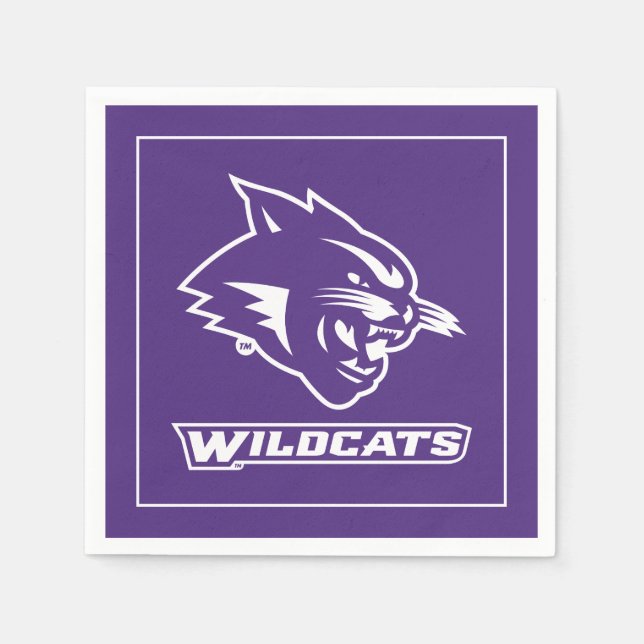 Abilene Christian Wildcats Vintage Napkins (Front)