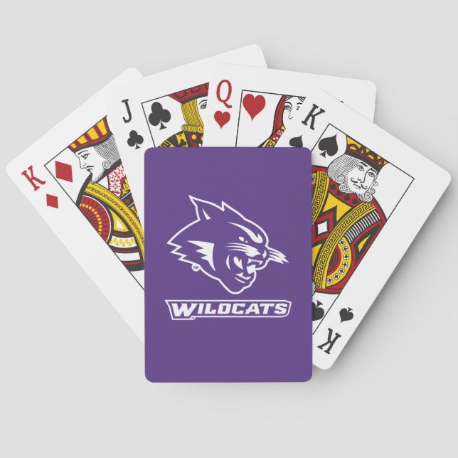 Abilene Christian Wildcats Vintage Poker Cards (Back)