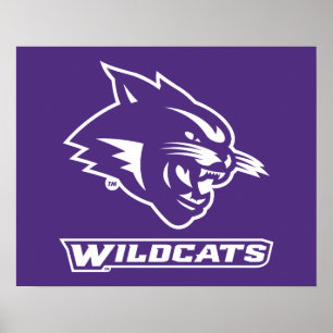 Abilene Christian Wildcats Vintage Poster