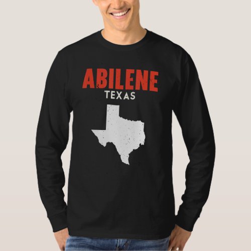 Abilene Texas USA State America Travel Texan T_Shirt