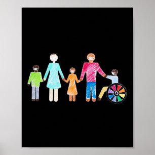 Abilities Outweigh Disabilities Family Support  Poster