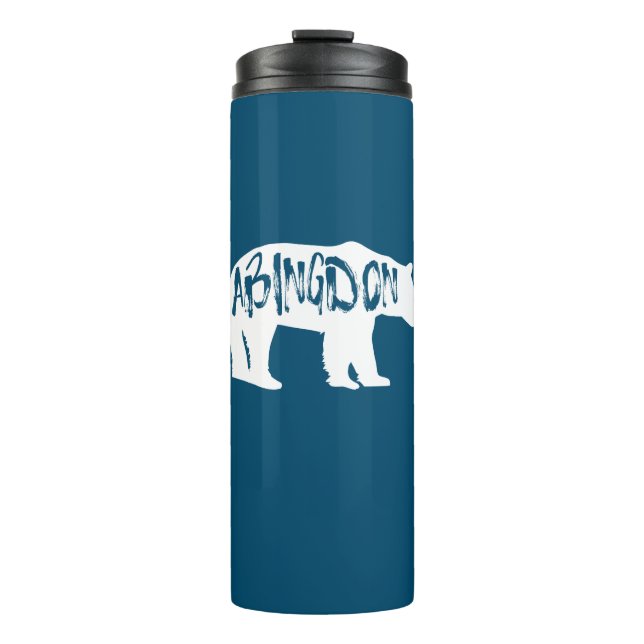 Abingdon Virginia Bear Thermal Tumbler (Front)
