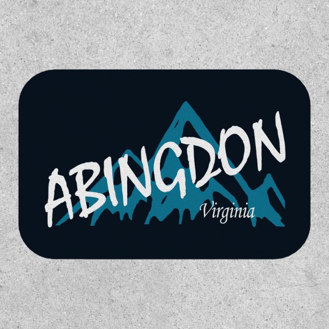Abingdon Virginia Mountains Patch (Front)