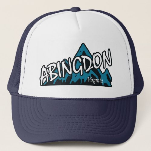 Abingdon Virginia Mountains Trucker Hat