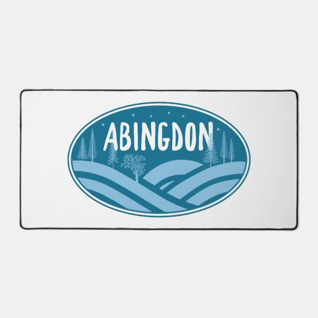 Abingdon Virginia Outdoors Desk Mat (Front)