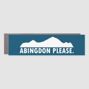 Abingdon Virginia Please Car Magnet