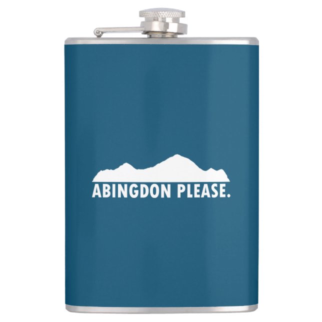 Abingdon Virginia Please Flask (Front)
