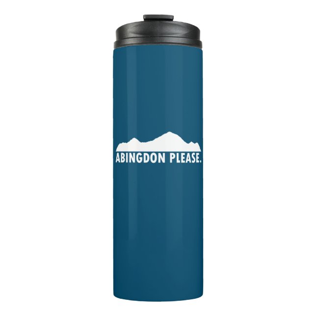 Abingdon Virginia Please Thermal Tumbler (Front)