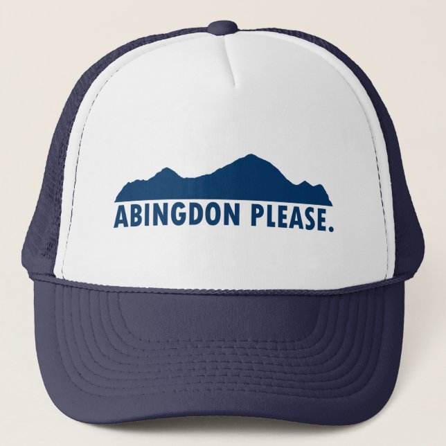 Abingdon Virginia Please Trucker Hat (Front)