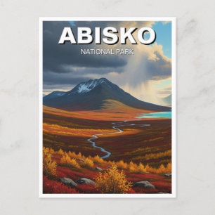 Abisko National Park Sweden Travel Postcard