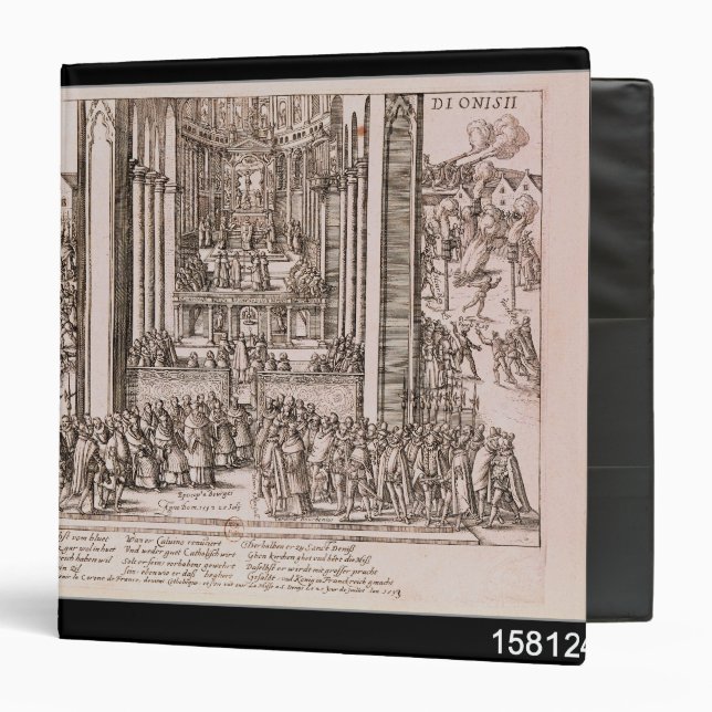 Abjuration of Henri IV 3 Ring Binder (Front/Inside)