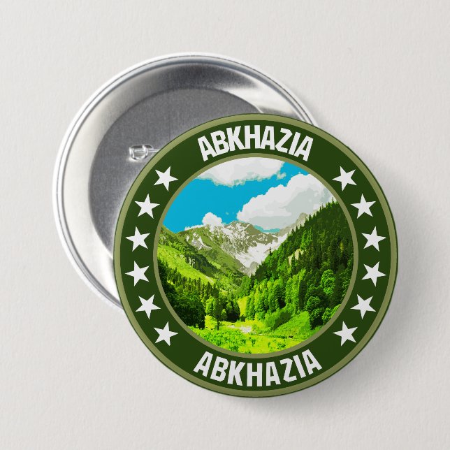 Abkhasia                                           button (Front & Back)