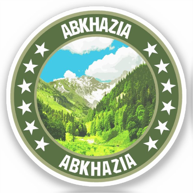 Abkhasia                                           sticker (Front)