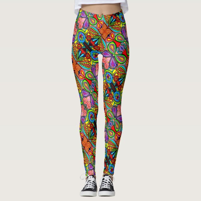ABL - 305 - Cellular Art - Leggings (Front)