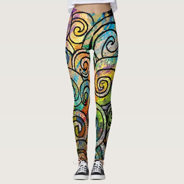 ABL - 307 - Medusa's Hair - Leggings (Front)