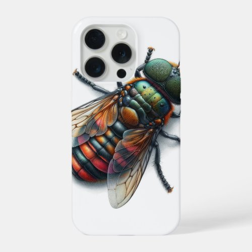 Ablabesmyia in Nature IREF814 _ Watercolor iPhone 15 Pro Case