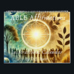 ABLE Affirmations Inspirational Calendar<br><div class="desc">Stay inspired all year long with the ABLE Affirmations Wall Calendar, featuring 12 powerful affirmations designed to uplift, motivate, and encourage personal growth. Each month showcases a beautifully symbolic image paired with an affirmation to help you embrace resilience, joy, and self-discovery throughout the year. 🌟 Features: ✔ 12 Inspiring Affirmations...</div>