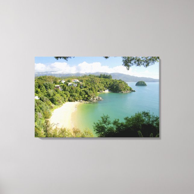 Able Tasman NP, Nelson, New Zealand. The many Canvas Print (Front)