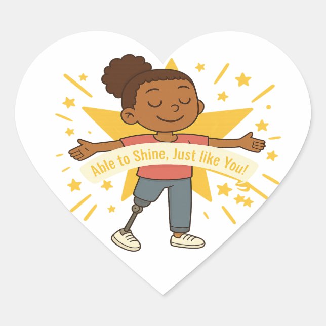 Able to Shine, Just like You Sticker (Front)