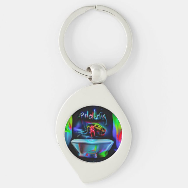Ablutophobia 2 keychain (Front)