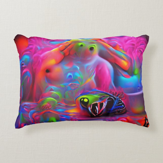 Ablutophobia  accent pillow (Front)