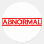 Abnormal Stamp Classic Round Sticker